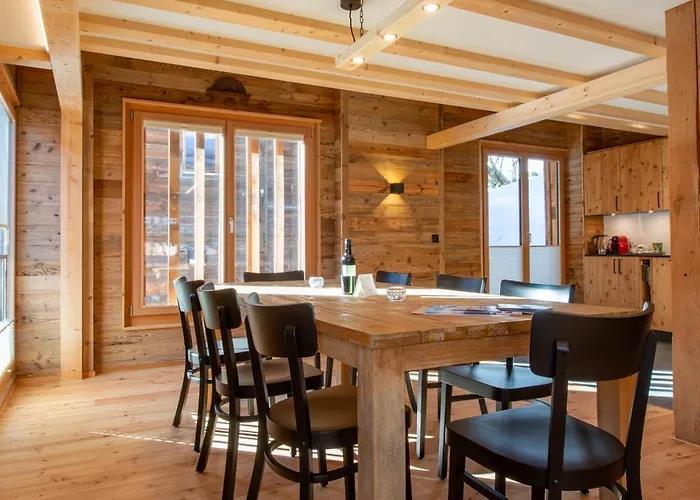 Dağ evi Stadel Alpenstern Mit Wellnessbereich Goms